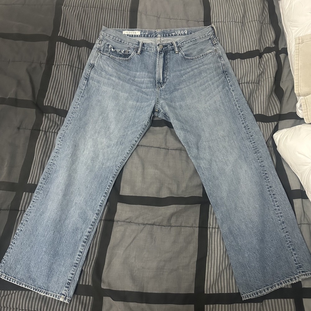 Gap‎ 1969 Loose Denim Blue Jeans mens 35X30